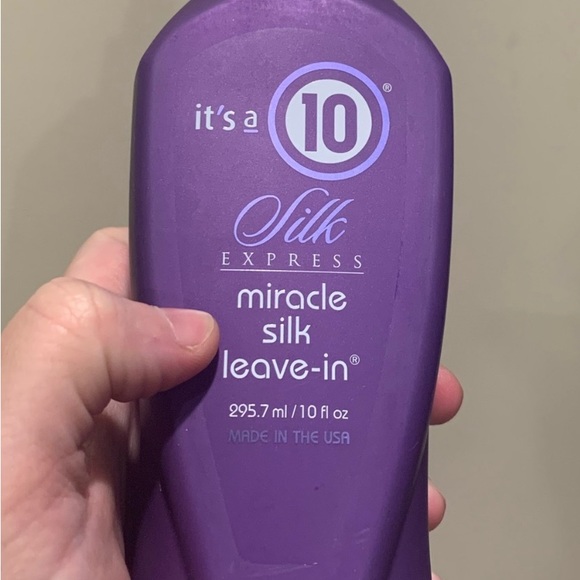 BRAND NEW SILK EXPRESS LEAVE IN CONDITIONER 10OZ BIGGER BOTTLE - Picture 2 of 5